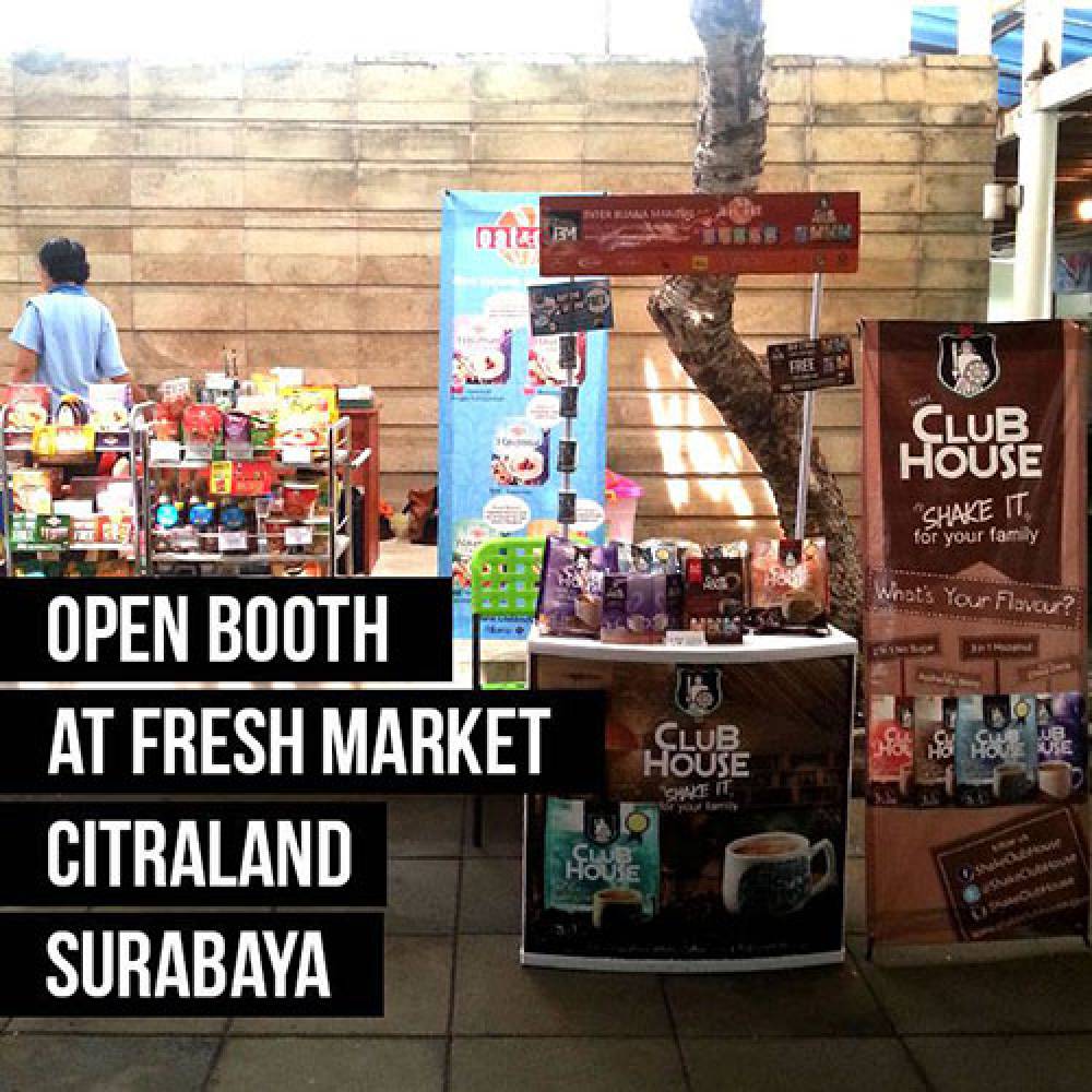 Open Booth at Fresh Market Citraland Surabaya Inter Buana Mandiri